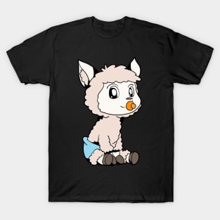 Kawaii Baby Llama T-Shirt